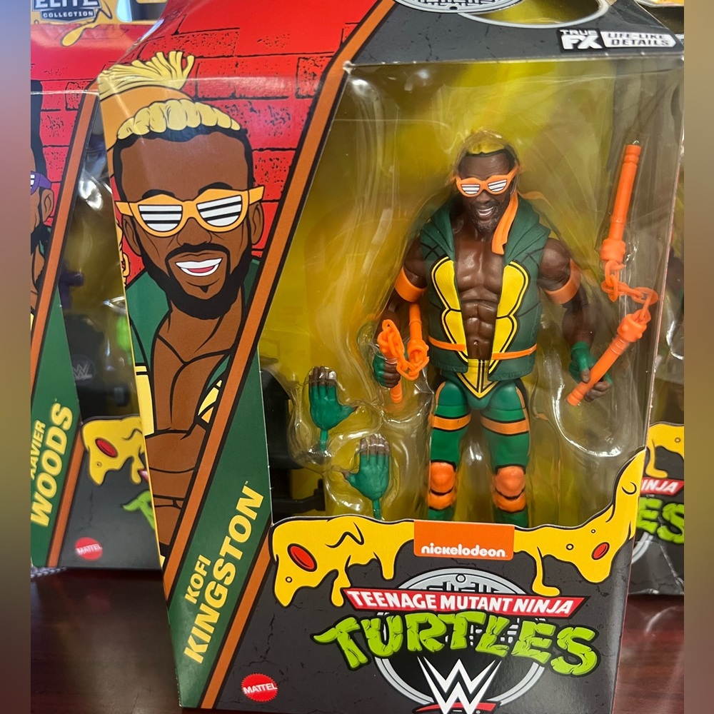 WWE x Ninja Turtles Kofi Kingston